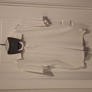 Mens XL White Calvin Klein Polo